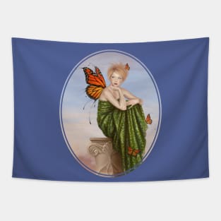 Sunrise Monarch Butterfly Fairy Tapestry