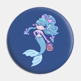 Pretty Pastel Mermaid Pin