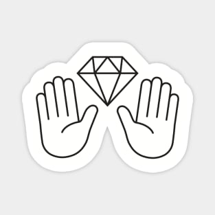 Diamond Hands Magnet