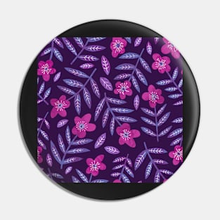 Pink and purple very peri marbled flowers Pin