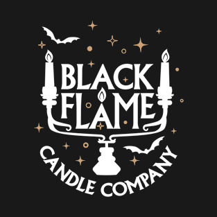 Black Flame Candle Company white T-Shirt