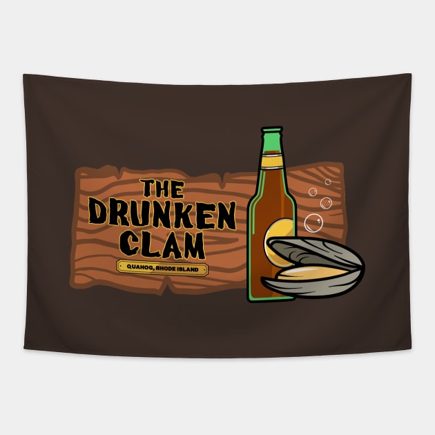 The Drunken Clam Tapestry by Screen Break