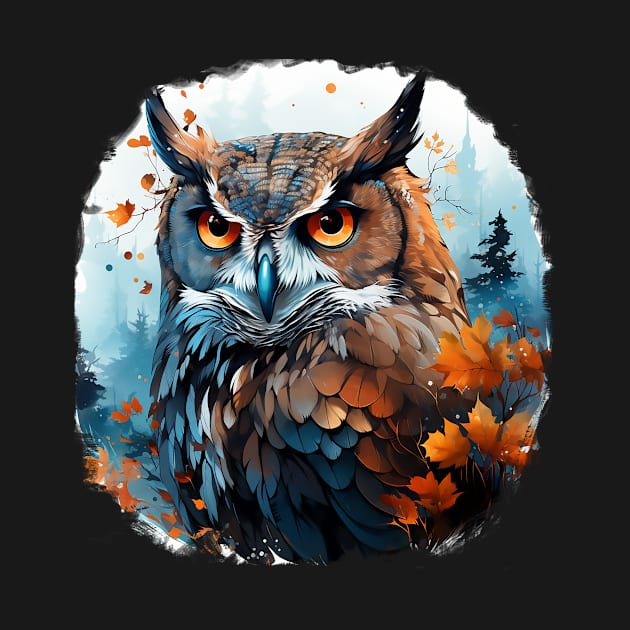 Owl in Nature by DavidLoblaw