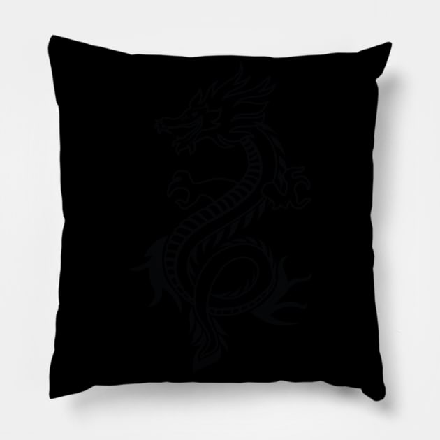 Cartoon Dragon Pillow by MajorCompany