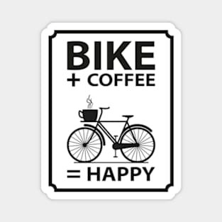 Bike + Coffee = Happy Magnet