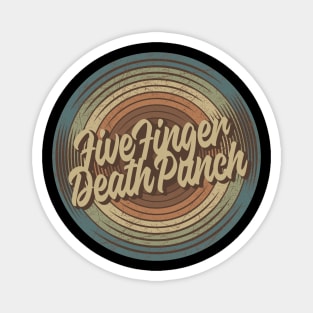 Five Finger Death Punch Vintage Vinyl Magnet