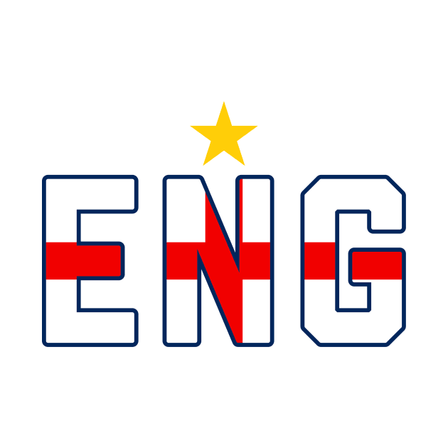 England Shorthand St Georges Flag by Culture-Factory