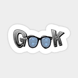 geek glasses, geek style Magnet