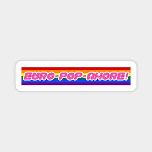 Rainbow Banner Amore Magnet