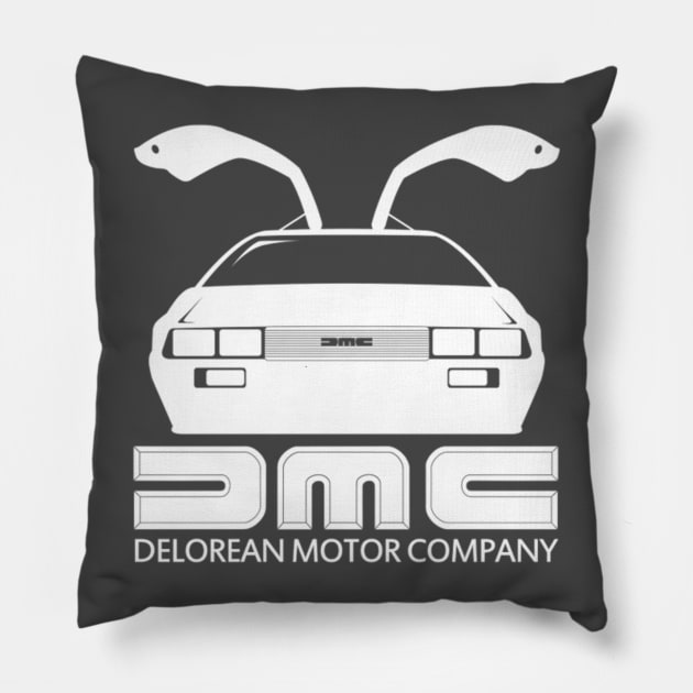 Delorean Motor Company Pillow by gani90