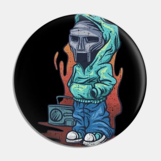 Mf doom - cute character Pin