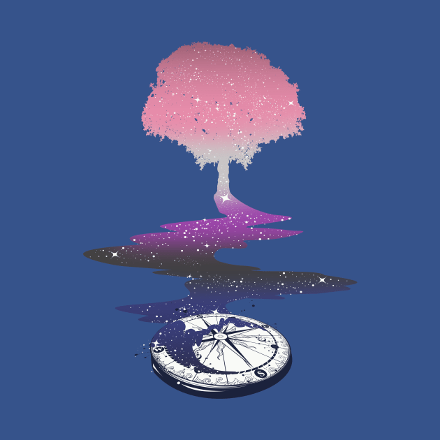 Genderfluid Tree LGBT Pride Flag by Psitta