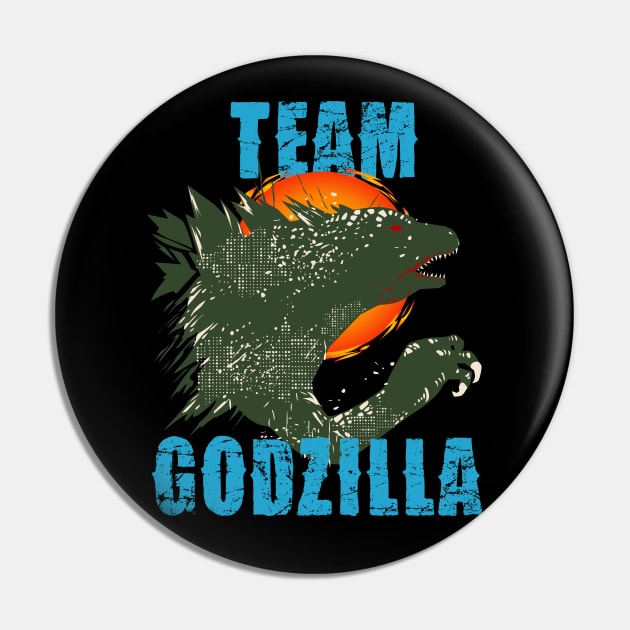 Godzilla vs Kong - Official Team Godzilla Pin by Pannolinno