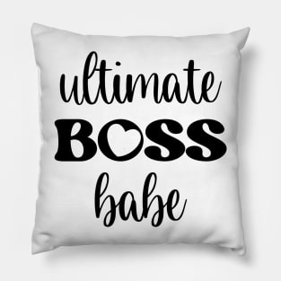 Ultimate Boss Babe Pillow