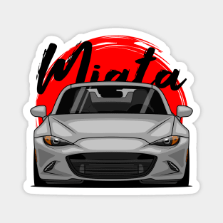 Silver Miata MX5 ND Magnet