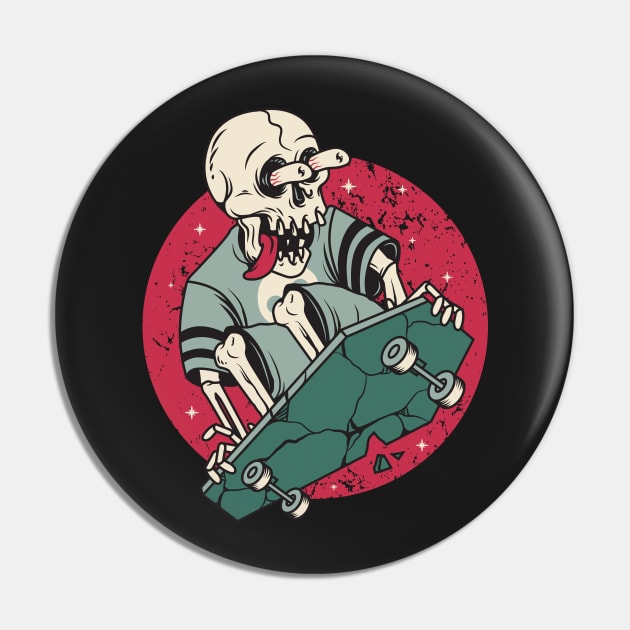 Skating till death Pin by Blazedfalcon