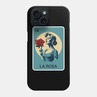 Mexican Lottery La Rosa Rose Game of Mexico Loteria Design Phone Case