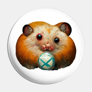 Ugly Hamster 2, Very cute but oh-so-ugly hamster Pin