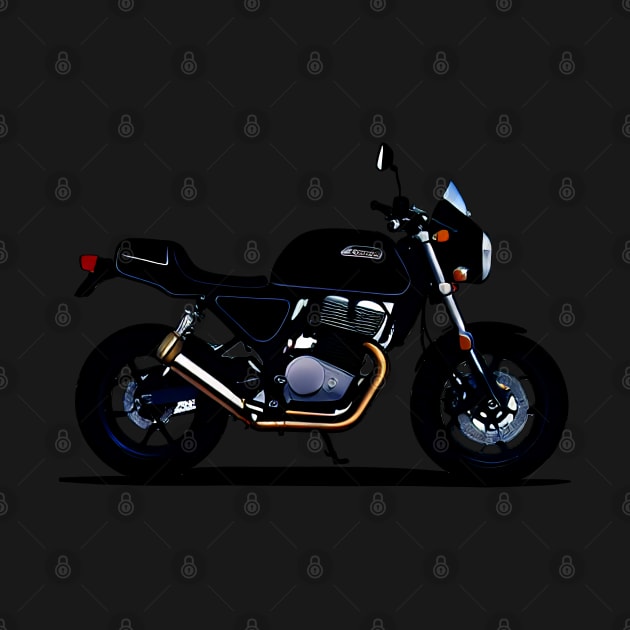 Black Grom Motorcycle Sticker by BAYFAIRE