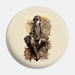 Steampunk Woman - V1.01 Pin