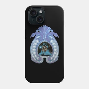 Awesome wolf in the night Phone Case