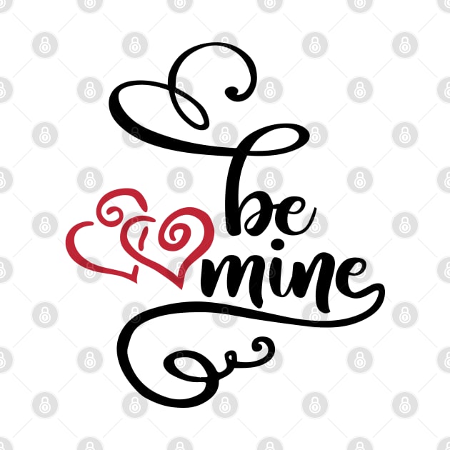 Be mine Two Hearts by Grafikstudio