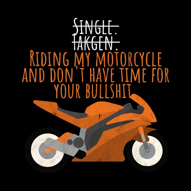 Motorcycle singe taken riding by maxcode