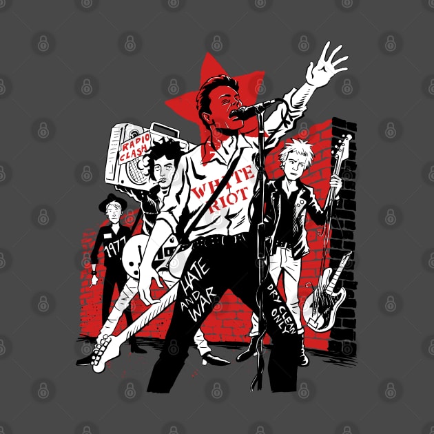 THE CLASH - WHITE RIOT by bartknnth