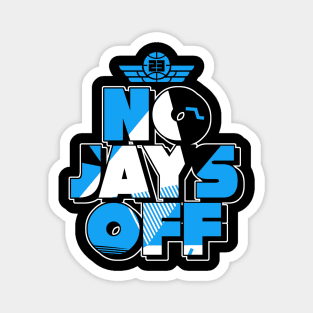 Jay All Day Dark Power Blue Magnet