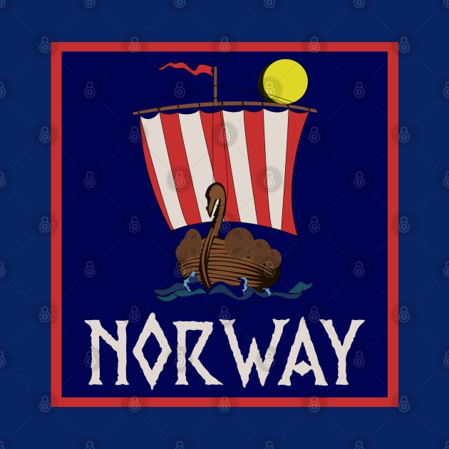 Norway drakkar ship by Doswork