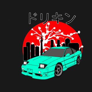 Drift King Teal 240sx T-Shirt