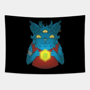 Sacred Space Cat Tapestry