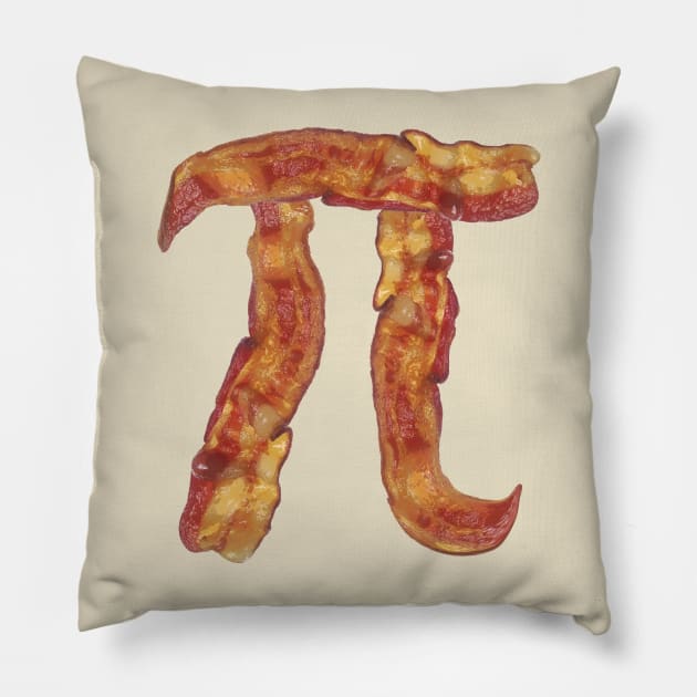 Bacon Pi Pillow by JerryWLambert