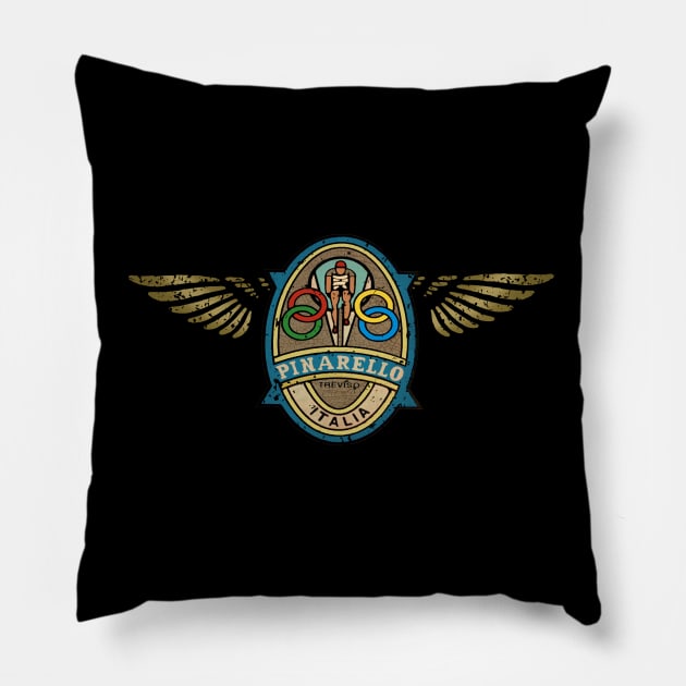 Pinarello Cycles Italy Pillow by Midcenturydave