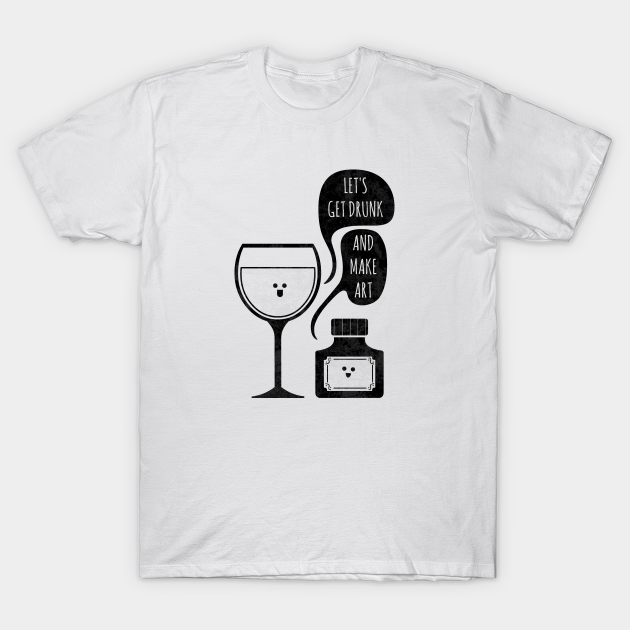 Discover Drink And Draw - Drawing - T-Shirt