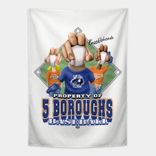 Knucklehead for 5 Boroughs Baseball Tapestry