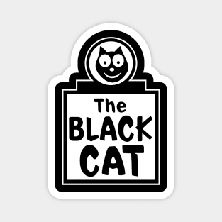 Black Cat Vintage Retro LGBT Gay Los Angeles LA California Magnet