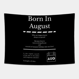 Born in August Tapestry