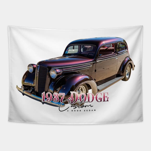 1937 Dodge Custom 2 Door Sedan Tapestry by Gestalt Imagery