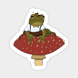 Dapper Frog Magnet