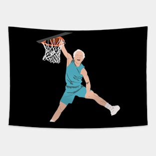 Bernie Sanders Dunk Tapestry