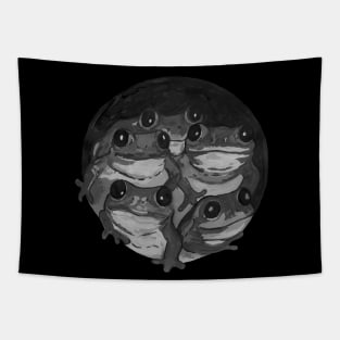 Black and white frog Tapestry