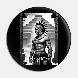 Teotihuacan Warrior 01 Pin