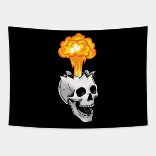 Skull Explosion Tapestry