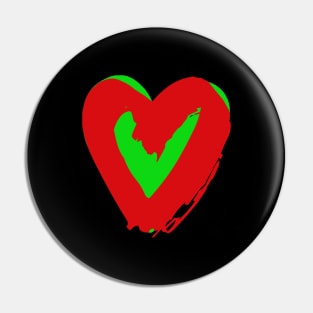 BJYX Love Dot Heart Pin