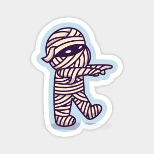 Cute Mummy Walking Cartoon Magnet