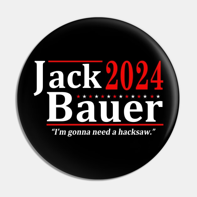 Jack Bauer 2024 Election Pin by Mendozab Angelob