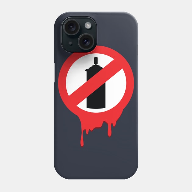 forbidden graffiti Phone Case by retrocolorz