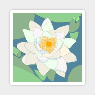 Water Lily - Cragside Garden Magnet