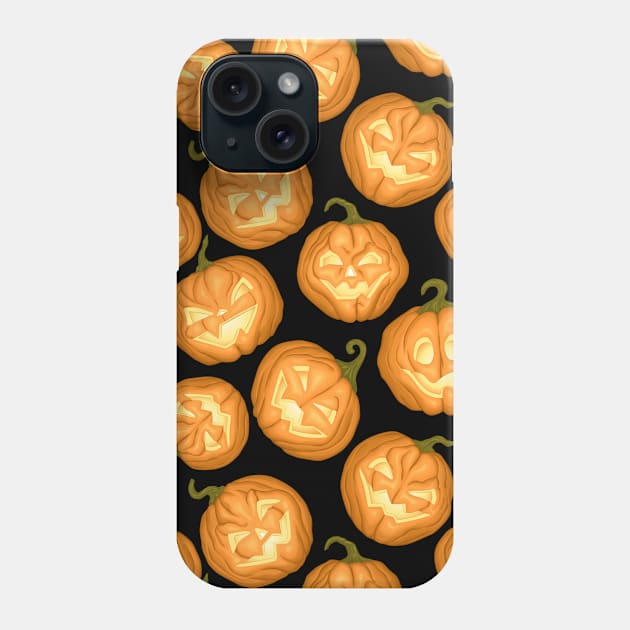 Halloween pumpkins Phone Case by katerinamk